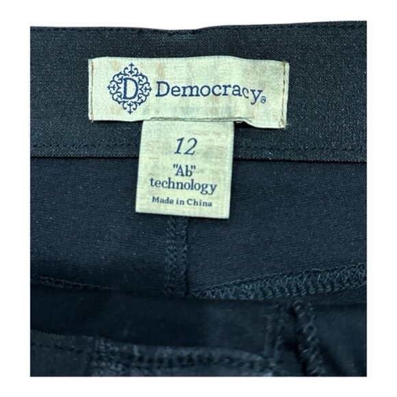 Democracy Ab Technology Pants Black Size 12 - Picture 8 of 10